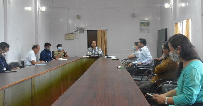 Tuensang District Task Force for COVID-19 during the review meeting held on September 11.
